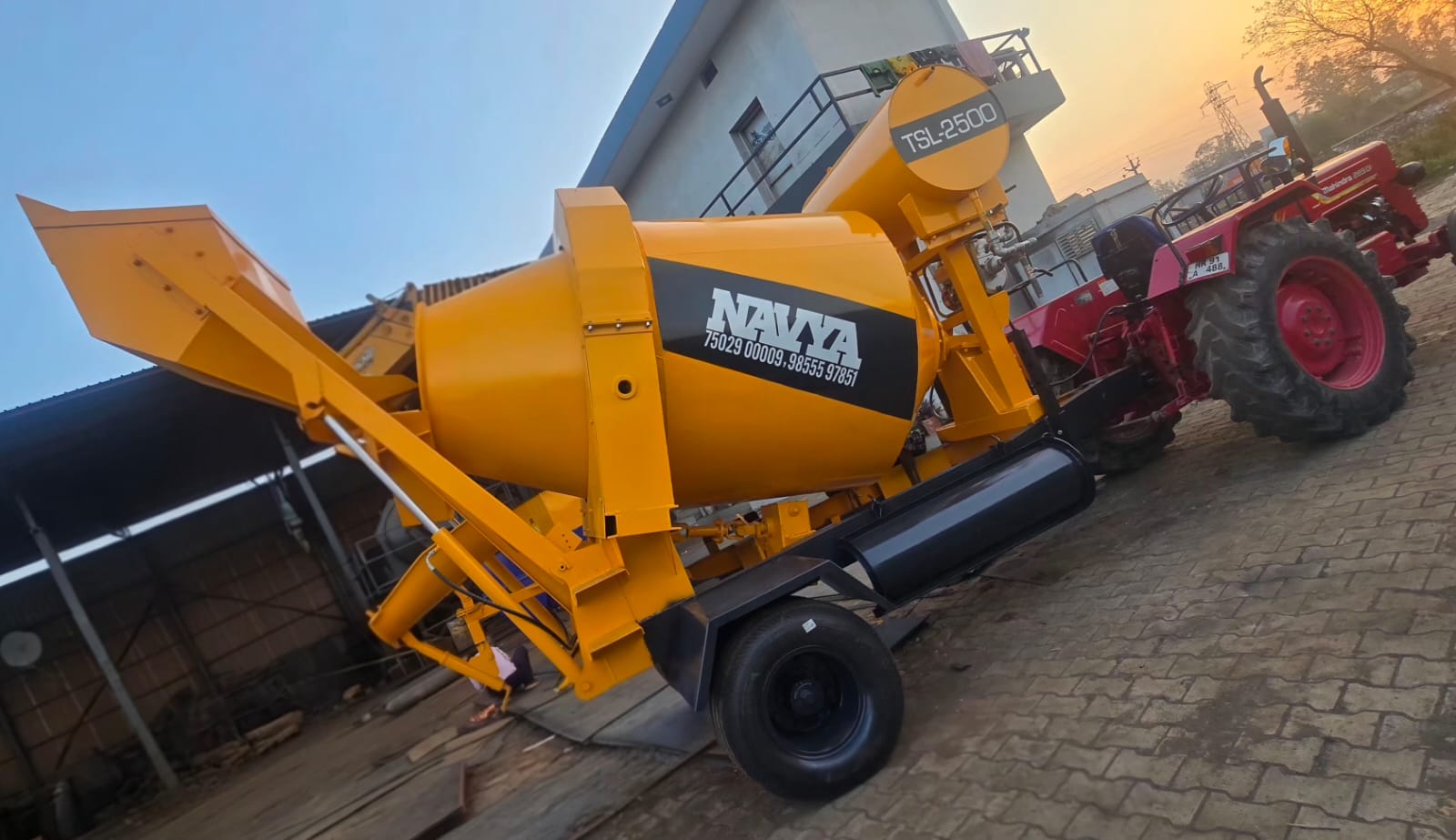 Tractor operated Self Loading Concrete Mixer manufacturer in Uttar Pradesh
