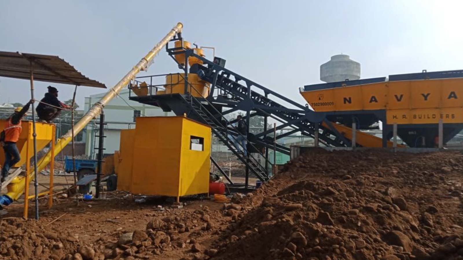 Allied Equipment used for set up of Concrete Batching plant